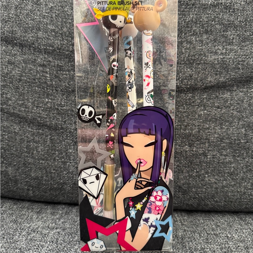 Tokidoki Pittura Eyeshadow Brush Set (3)